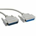 Swe-Tech 3C Serial Extension Cable, DB25 Male to DB25 Female, RS-232, 1:1, 10 foot FWT10D3-01210